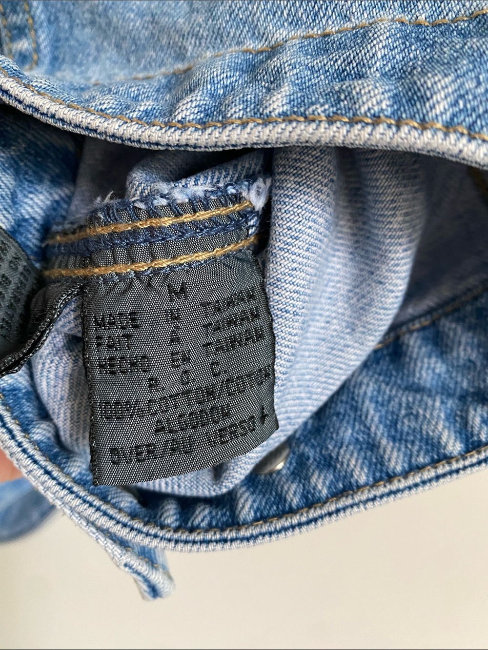 LizWear | Vintage Denim Vest | Cotton | Size M - Picture 11 of 14